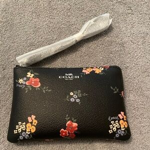 COACH Corner Zip Wristlet With Wildflower Print!